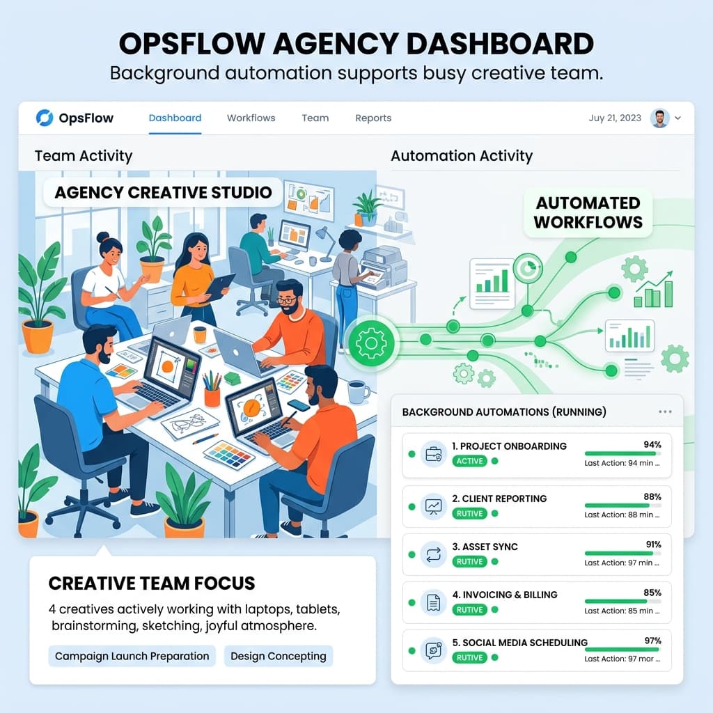 How to Automate Repetitive Agency Tasks and Save 10 Hours Every Week - cover illustration