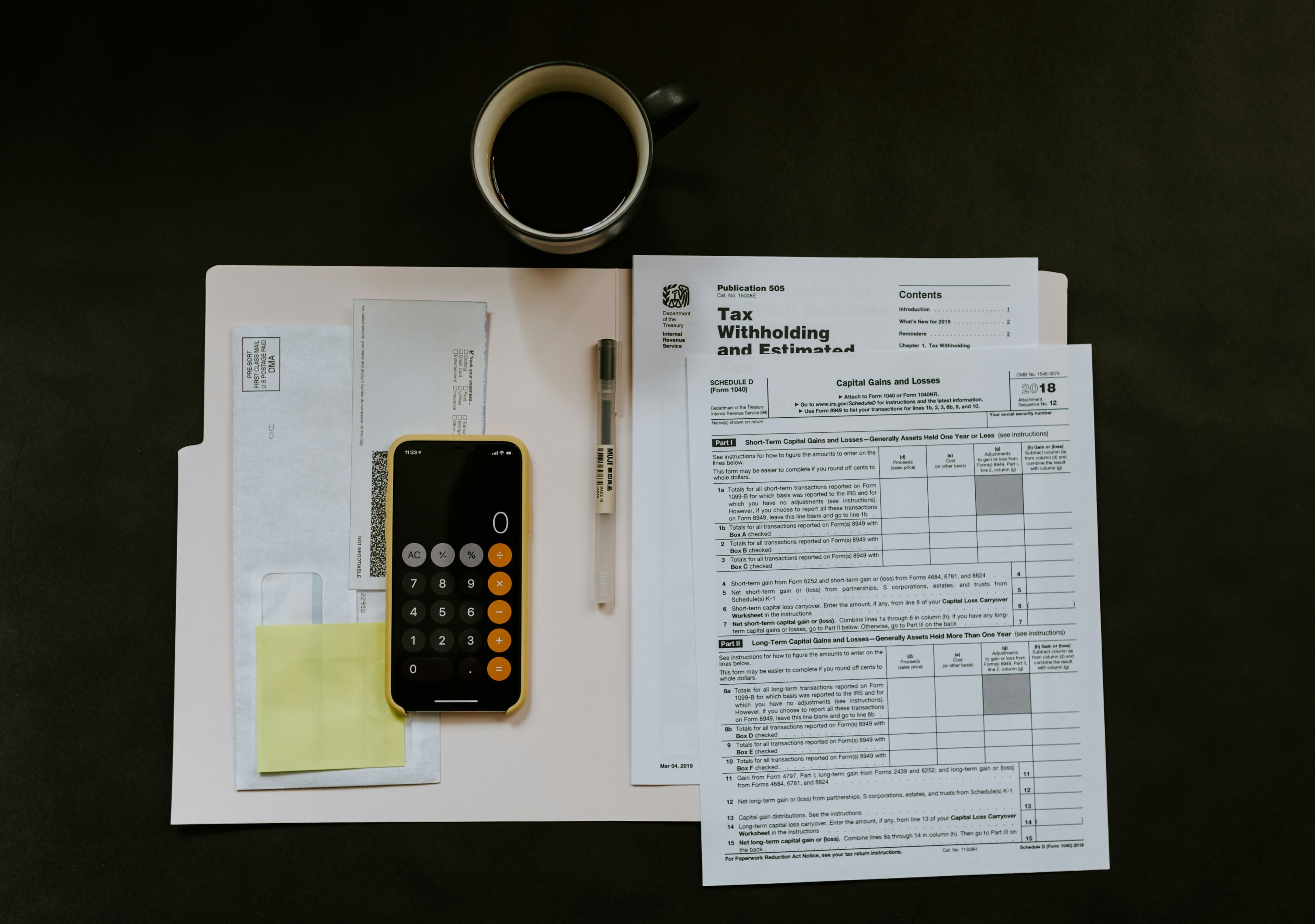 Person reviewing billing records and invoice documents to identify unbilled time