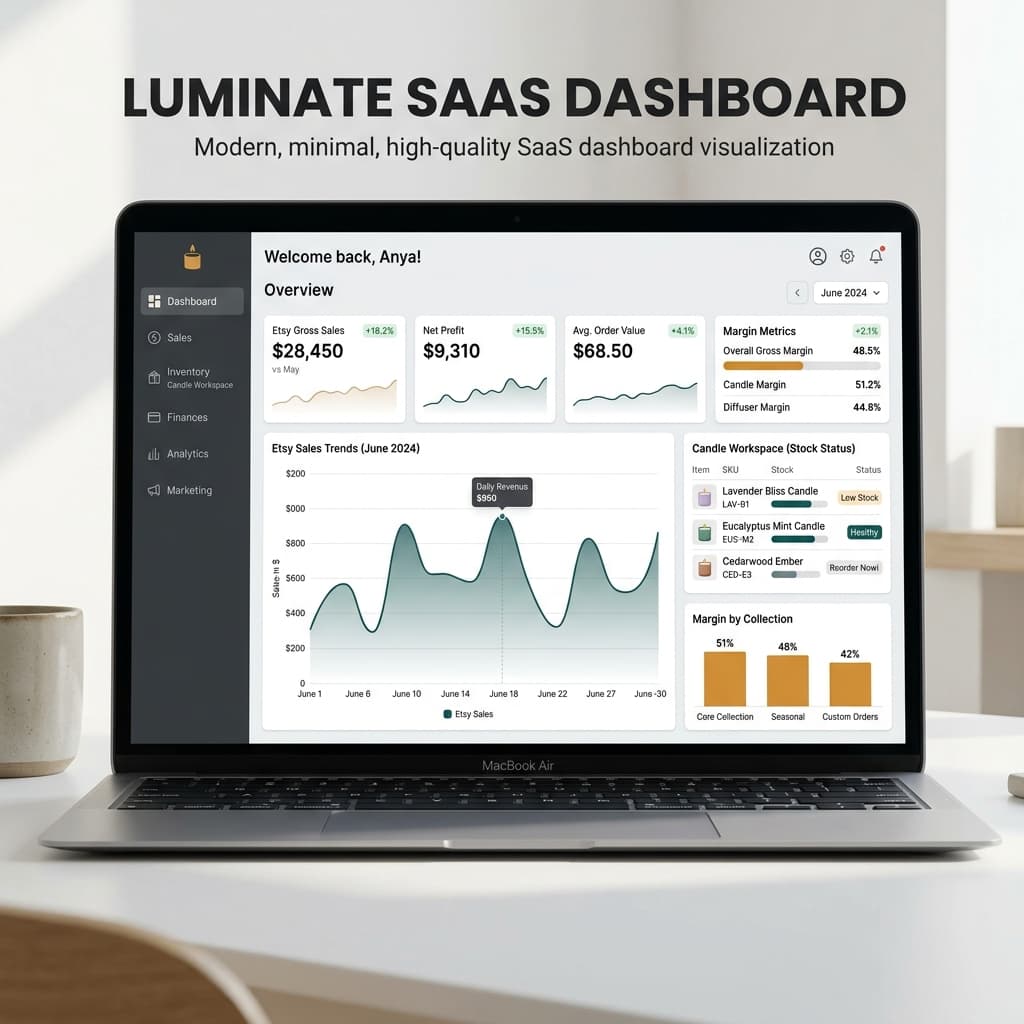 Clara Moss using Melororium — project management and time tracking dashboard screenshot
