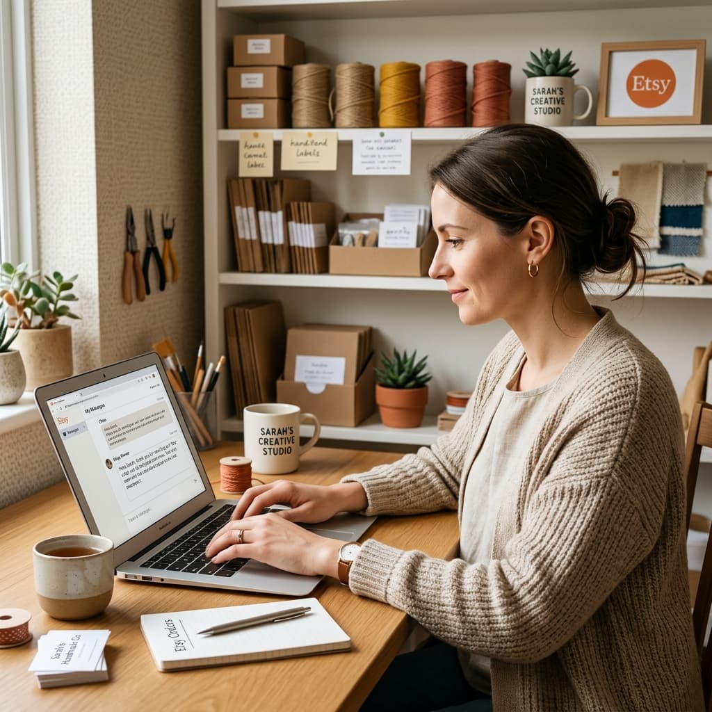 How Etsy Sellers Handle Difficult Customers Without Losing Their Rating - cover illustration
