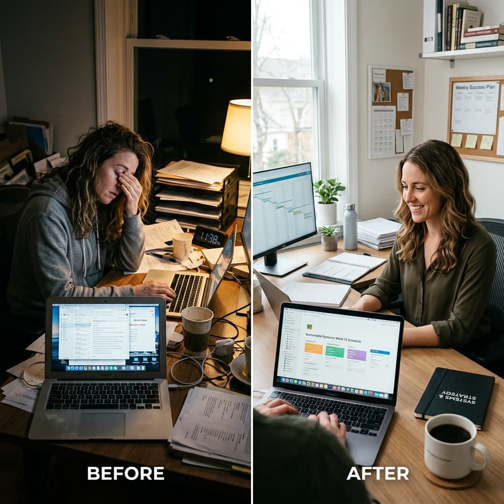 The Freelancer's Guide to Avoiding Burnout Before It Happens - cover illustration