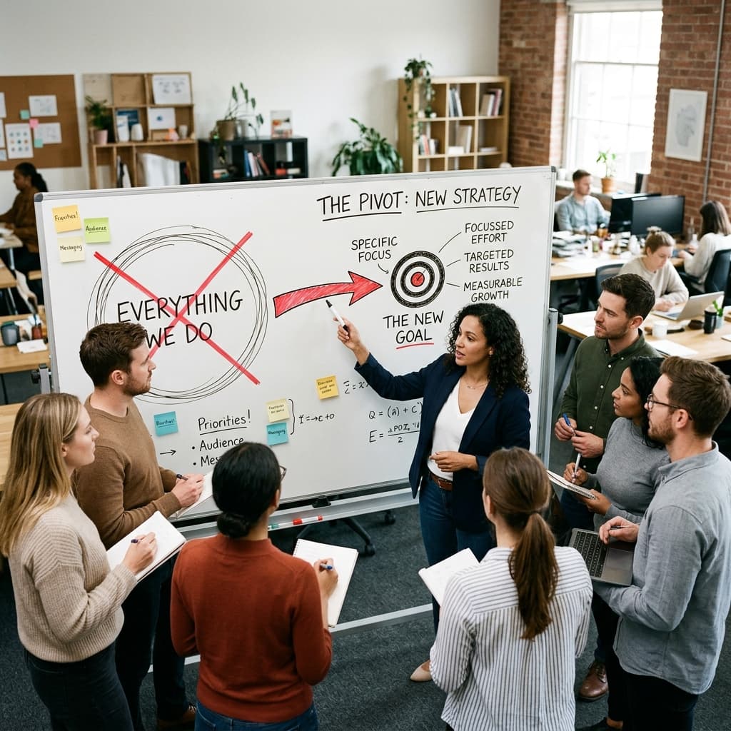 How to Niche Down Your Agency Without Losing Existing Clients - cover illustration