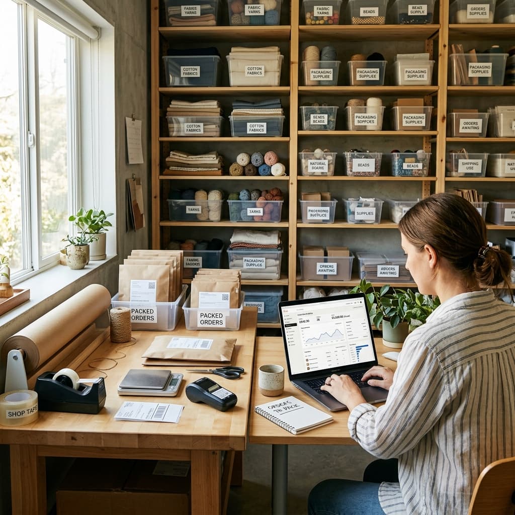 How to Scale Your Etsy Shop to $5K/Month Without Hiring Anyone - cover illustration