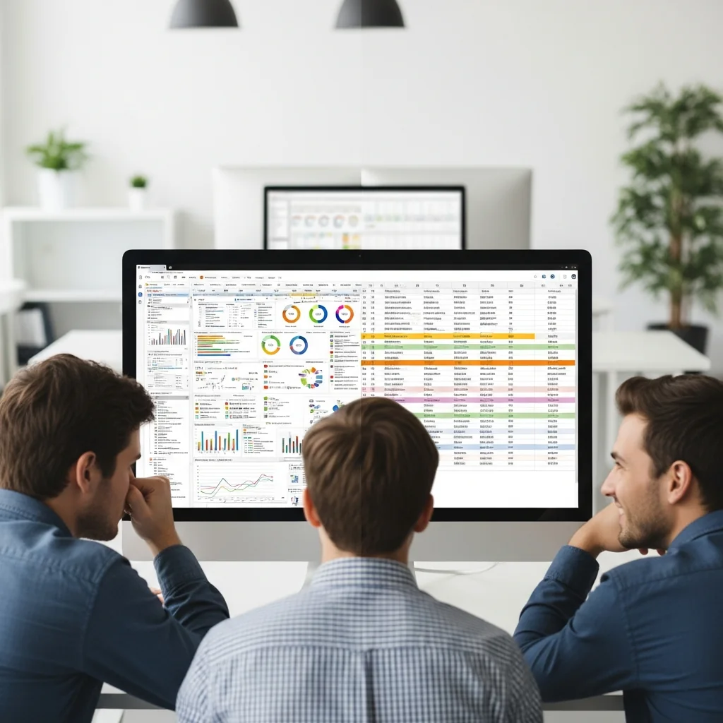 Featured illustration showing: A user throwing hands in frustration at a complex, cluttered app interface, with a clean simple spreadsheet showing behind it