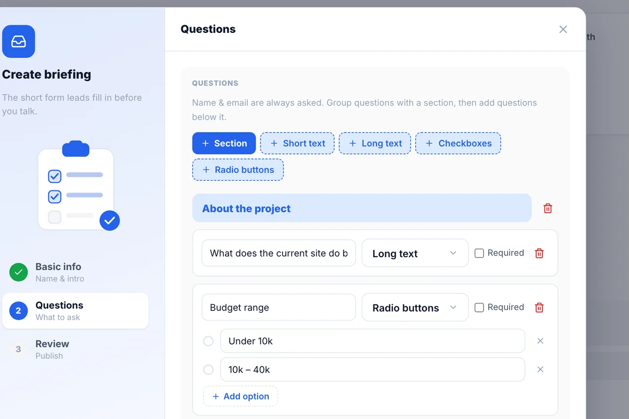 Client Briefing — Reliability