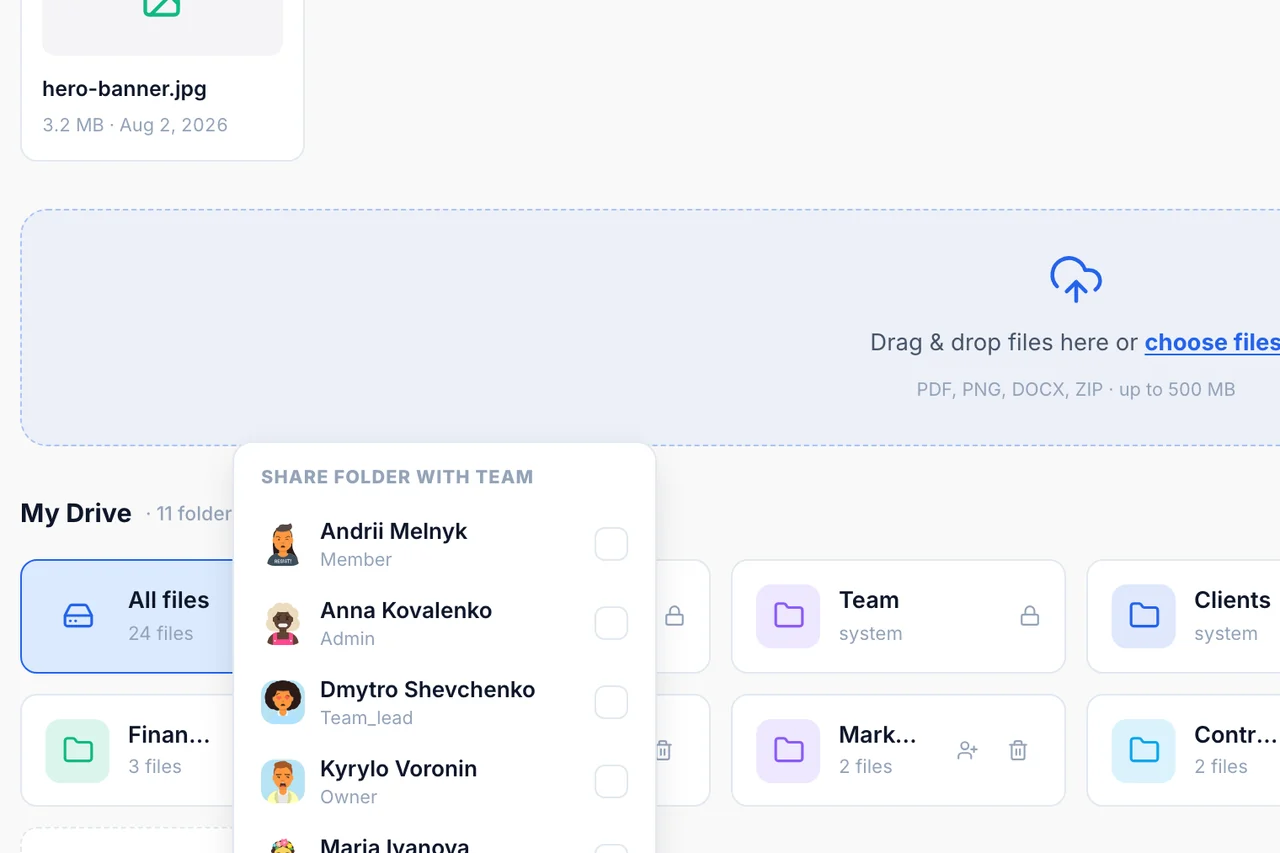 Drive — Sharing
