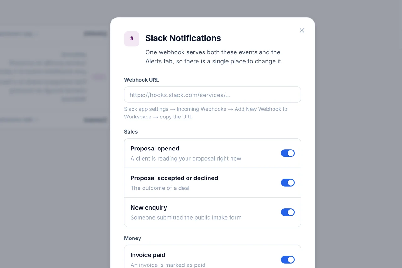 Integrations — Notifications