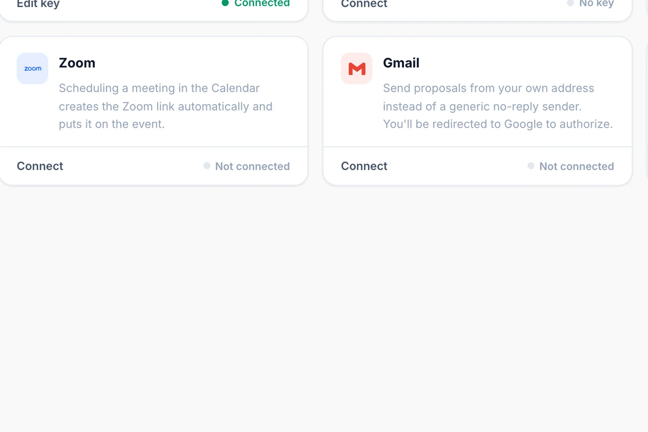 Integrations — Privacy