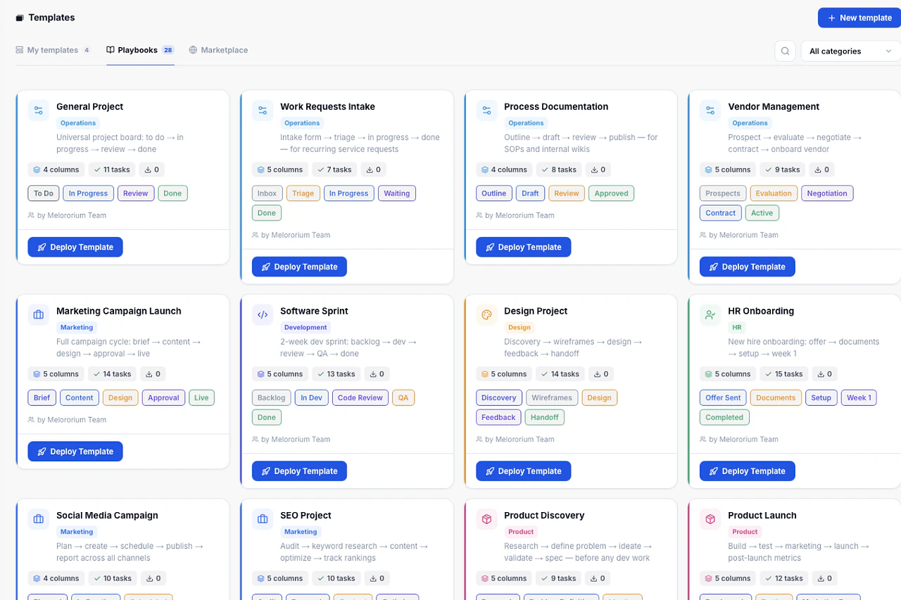 Smart Templates — Melororium screenshot